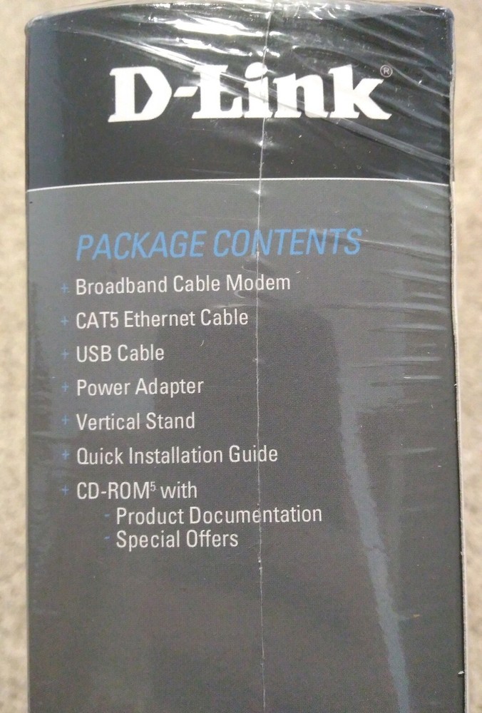 D-Link DCM-202 DOCSIS Broadband Cable Modem
