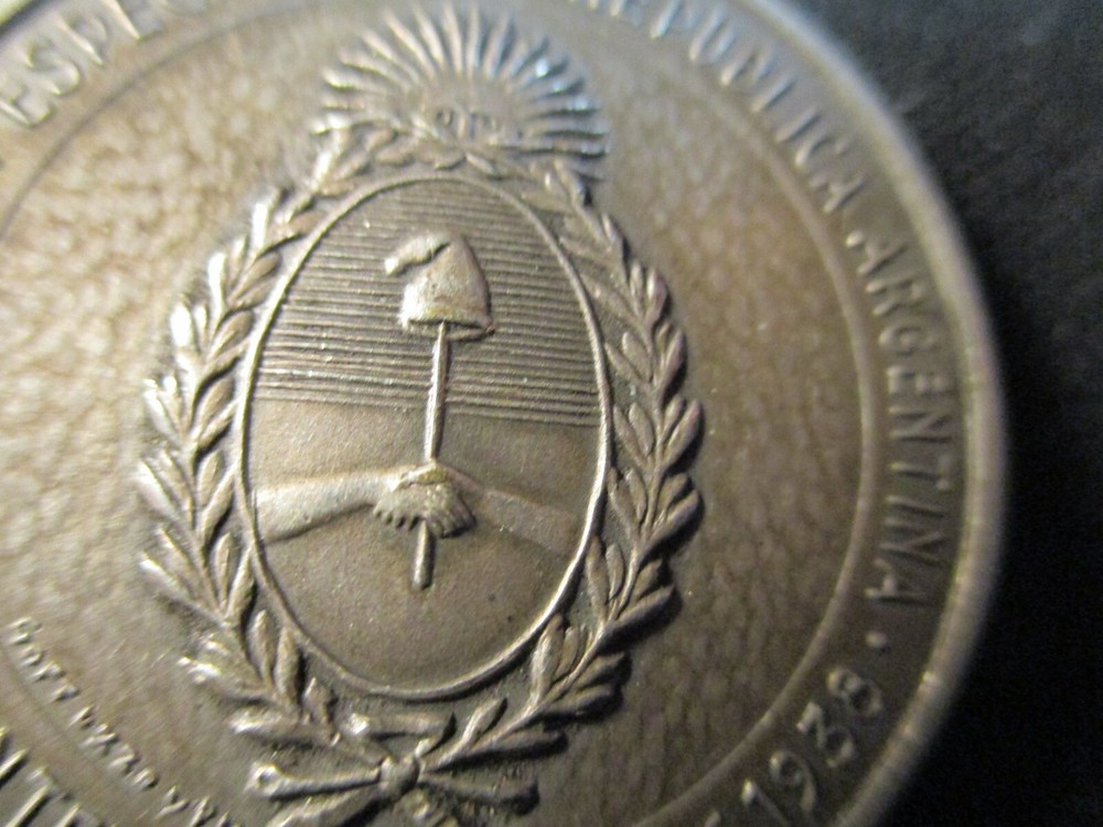 WW2 Argentina Navy Medal Dated 1938