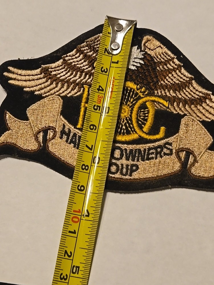 Harley Davidson Owners Group HOG Small Heritage Eagle 5" Patch New With Tags