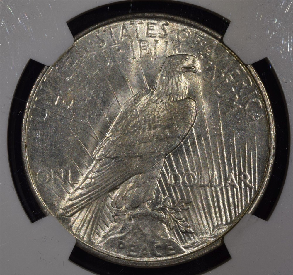 1923-D Peace Dollar "NGC AU58"