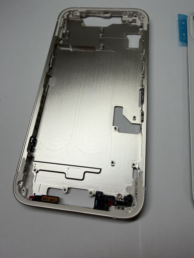 iPhone 14 Housing Frame replacement +back Glass OEM Color White