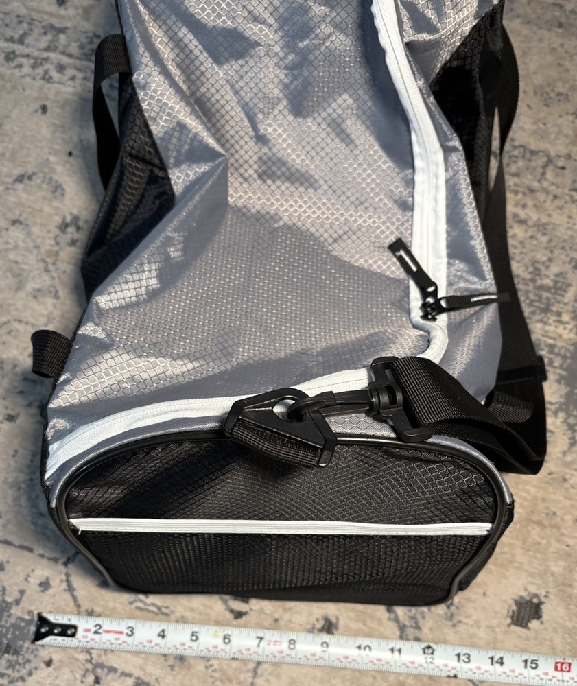 Duffle Bag | Black & Silver | Preowned | Clean | Unknown Brand