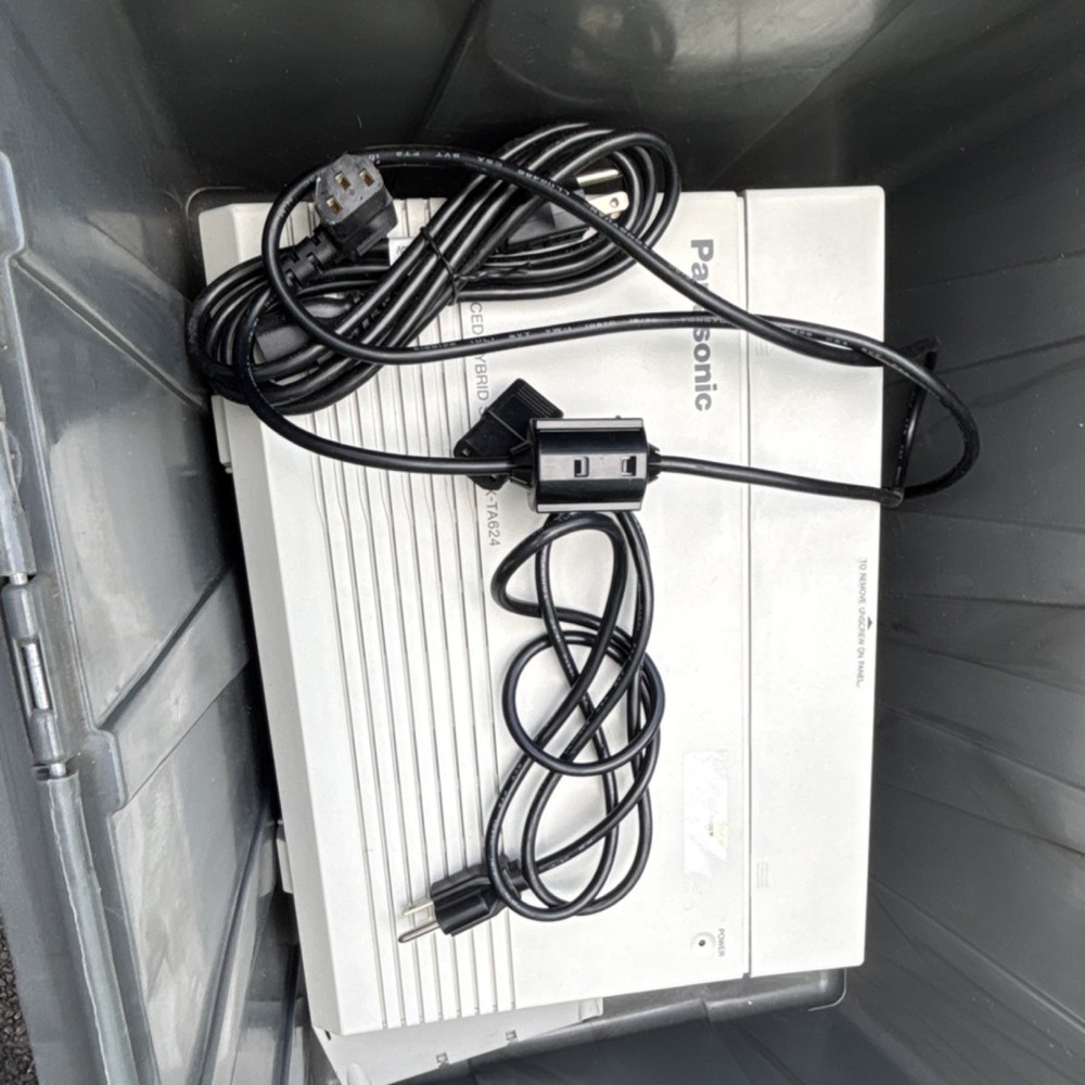 Panasonic KX-TVS95–325 Voice Processing System w/ Manuals & CD