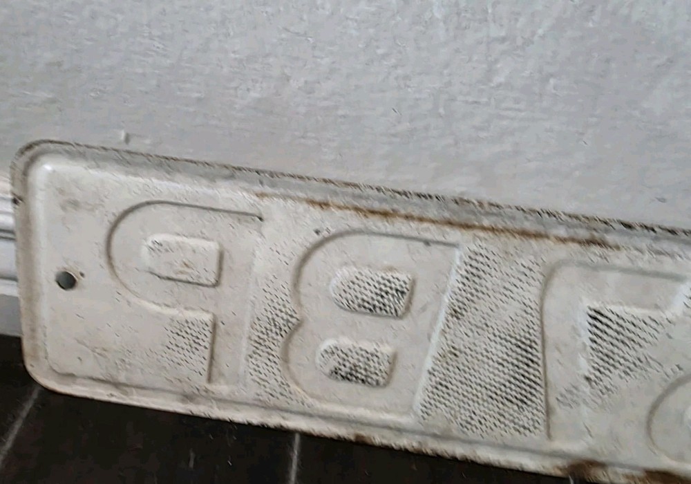 SOVIET UNION CCCP USSR LICENSE PLATE BP