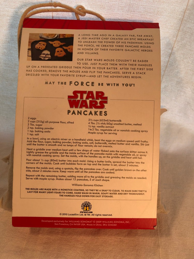3 Star Wars Pancake Molds
