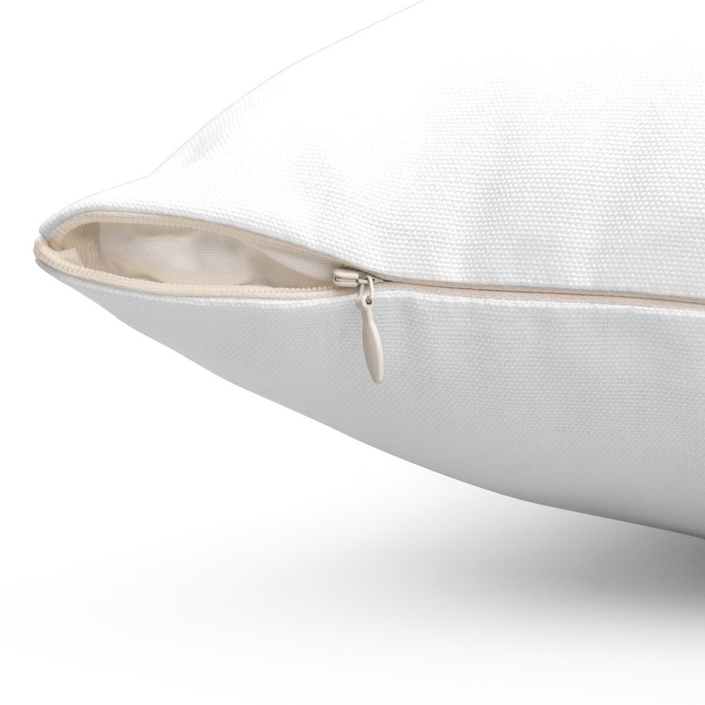Lets Circle Bach Spun Polyester Square Pillow