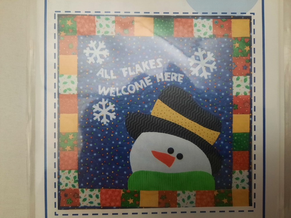 All Flakes Welcome Here Applique Pattern - FunThreads Designs #CLS-102