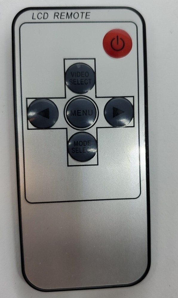 LCD Monitor Remote Control Headrest Overhead Flipdown