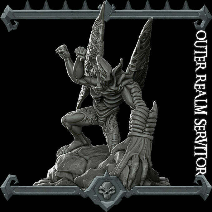 Outer Realm Servitor - Wargaming Miniatures Monster Rocket Pig Games D&D, DnD