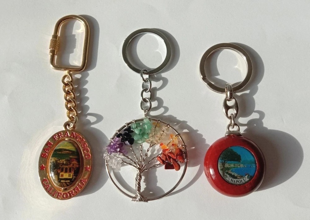 Beautiful keychains, 3 different pieces