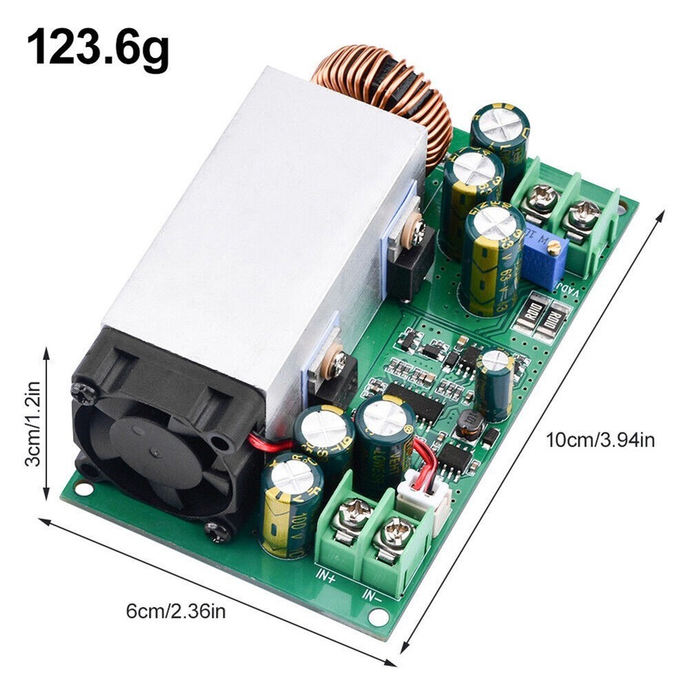 Adjustable Step Down Power Converter Input 12V~75V Output 25 60V 600W 25A