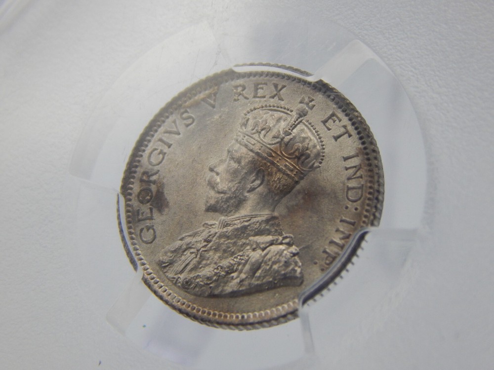 1911 Canada Silver 5 Cents PCGS MS66+ (BT-268)