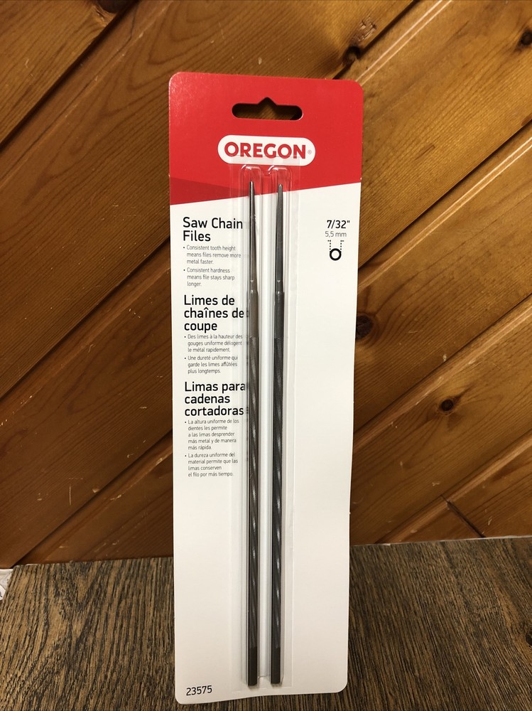 2pc Oregon Sure Sharp Chainsaw Chain File Brand New