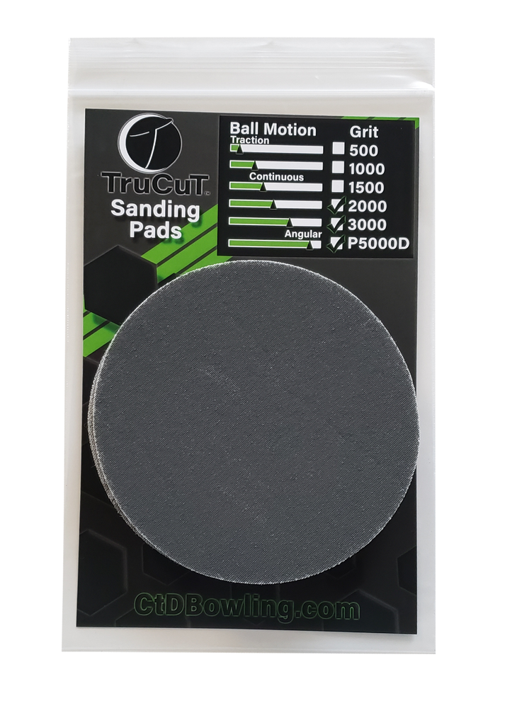 TruCut Sanding Pads | 3 Pack High | 2000, 3000, P5000D grit | 5" Diameter