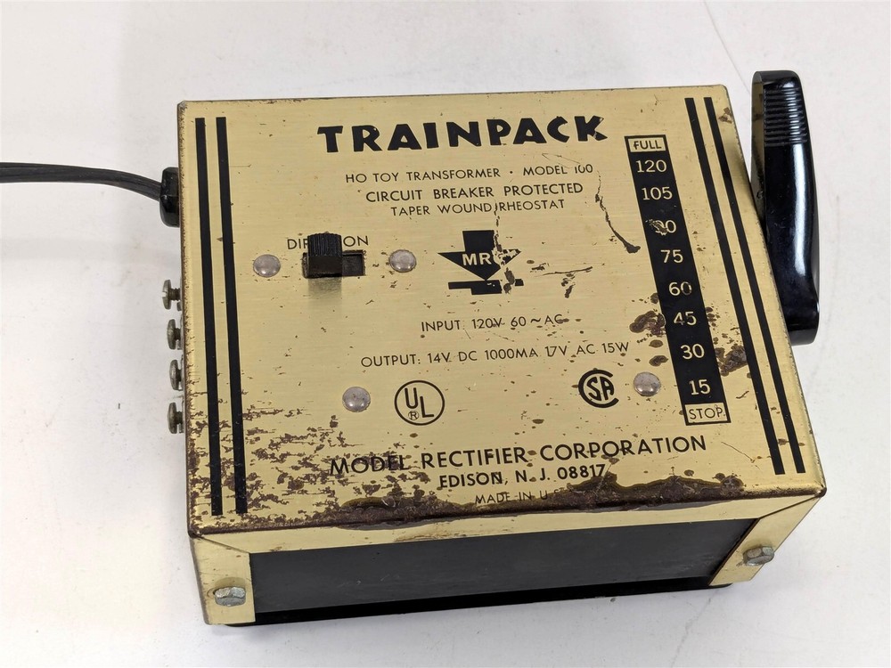 MRC Trainpack Model 100 Power Transformer Pack Throttle Control HO & N