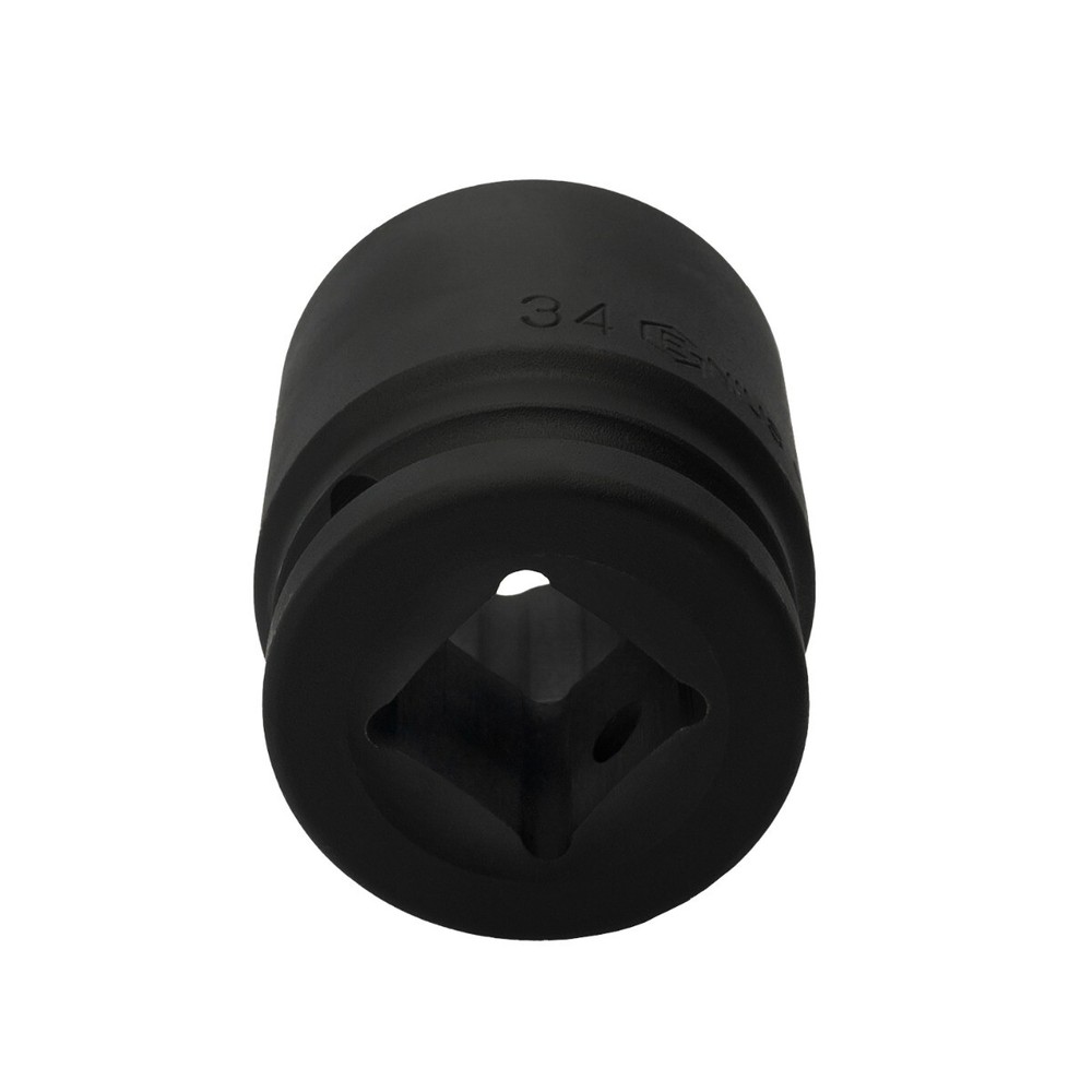 Genius Tools 3/4" Dr. 34mm Thin Wall Impact Socket (12-Point) (CR-Mo) - 655234