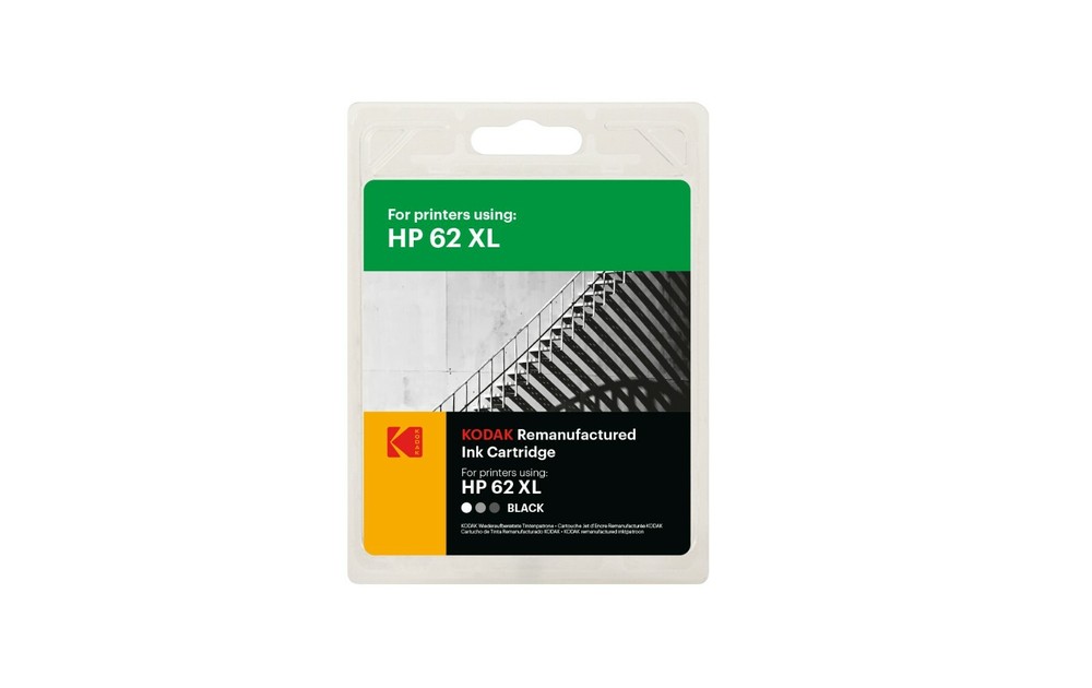 Kodak Replacement HP 62XL Black Ink Cartridge
