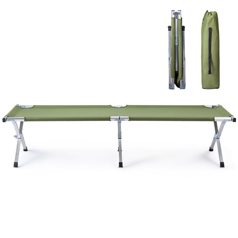 Trailhead Cot Extra Wide Camping Sleeping Room Heavy Duty Steel X Frame