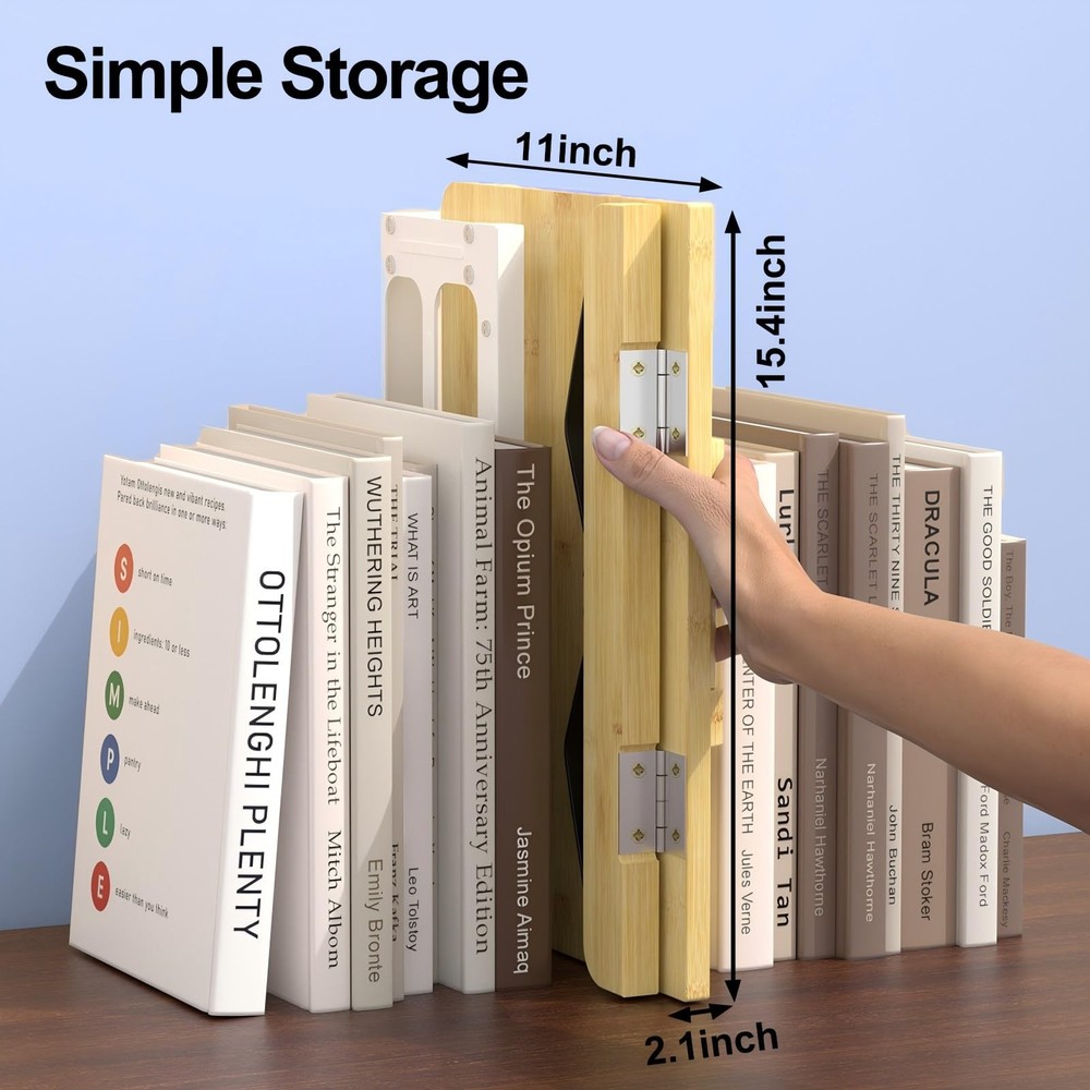 Book Stand for Reading – Adjustable & Foldable Book Holder with High CRI 90+ ...