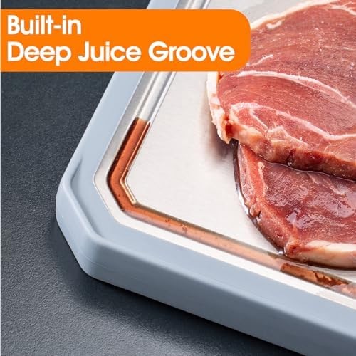 Titanium Cutting Board Double Sided Wheat Straw Large 16x11