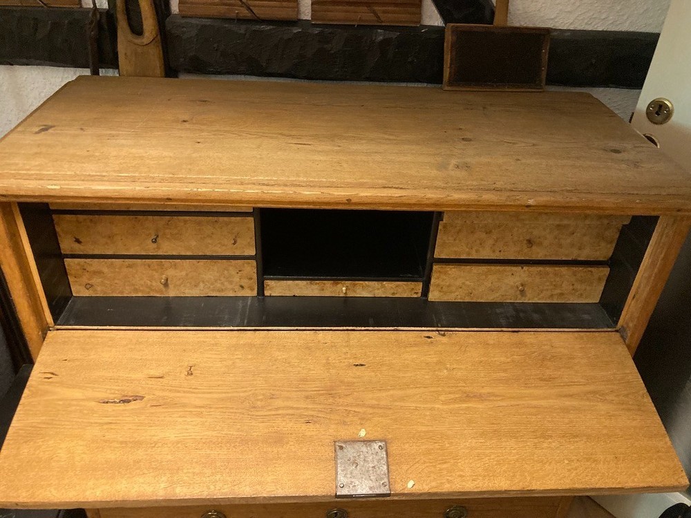 antique drop front secretary desk