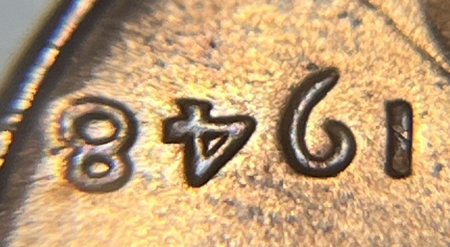 1948 Penny Error DDO Doubling In Date #1