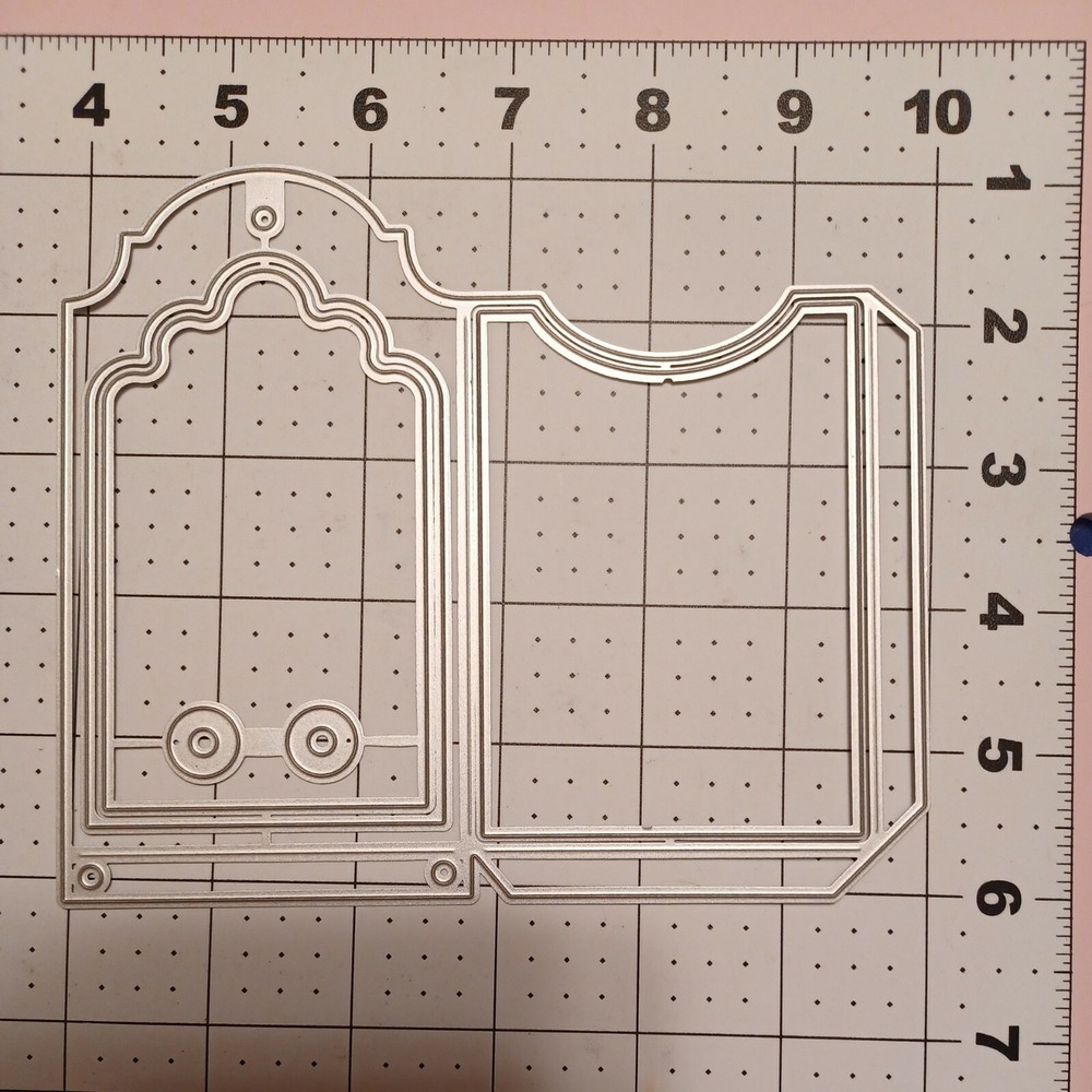 Universal Thin Metal Die Cut Tool Diary Journal library card gift tag pocket