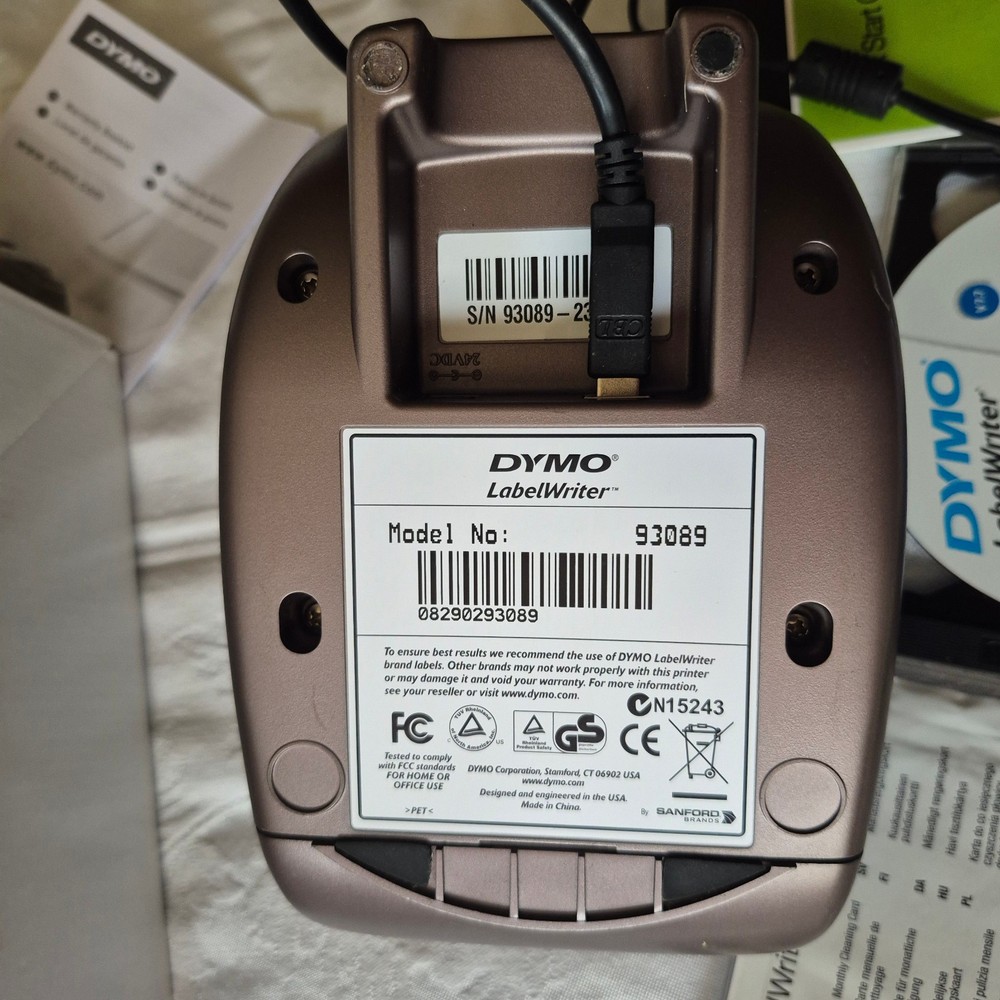 DYMO LABLE WRITER 400 COMPLETE WORKING GREAT CLEAN