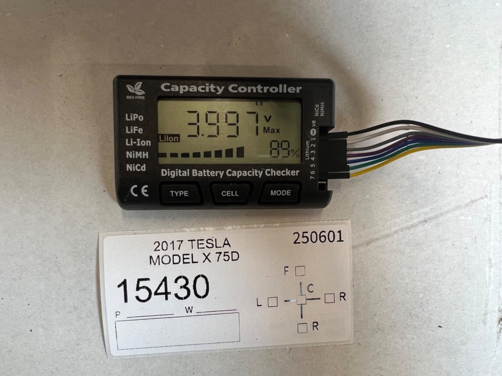 2016-2020 TESLA MODEL X S 75 P75D Battery Module 5.35 kWh