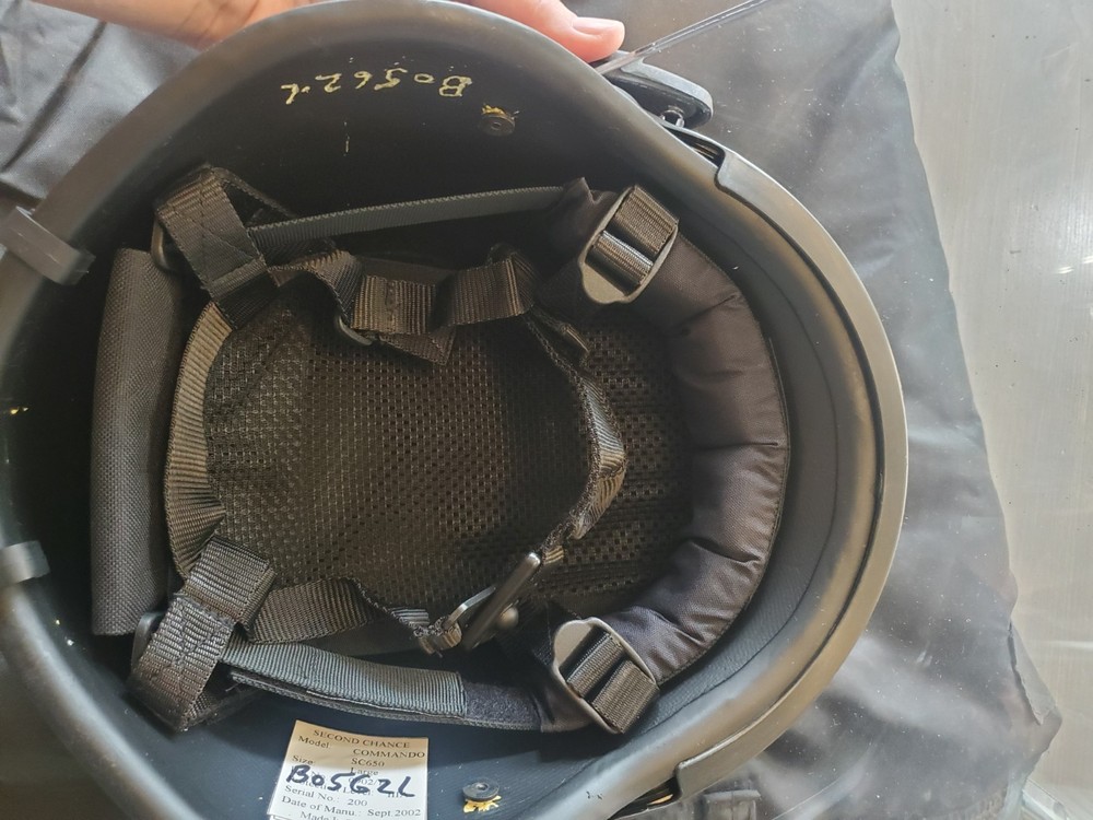 Second Chance Helmet With Flip Down Face Shield