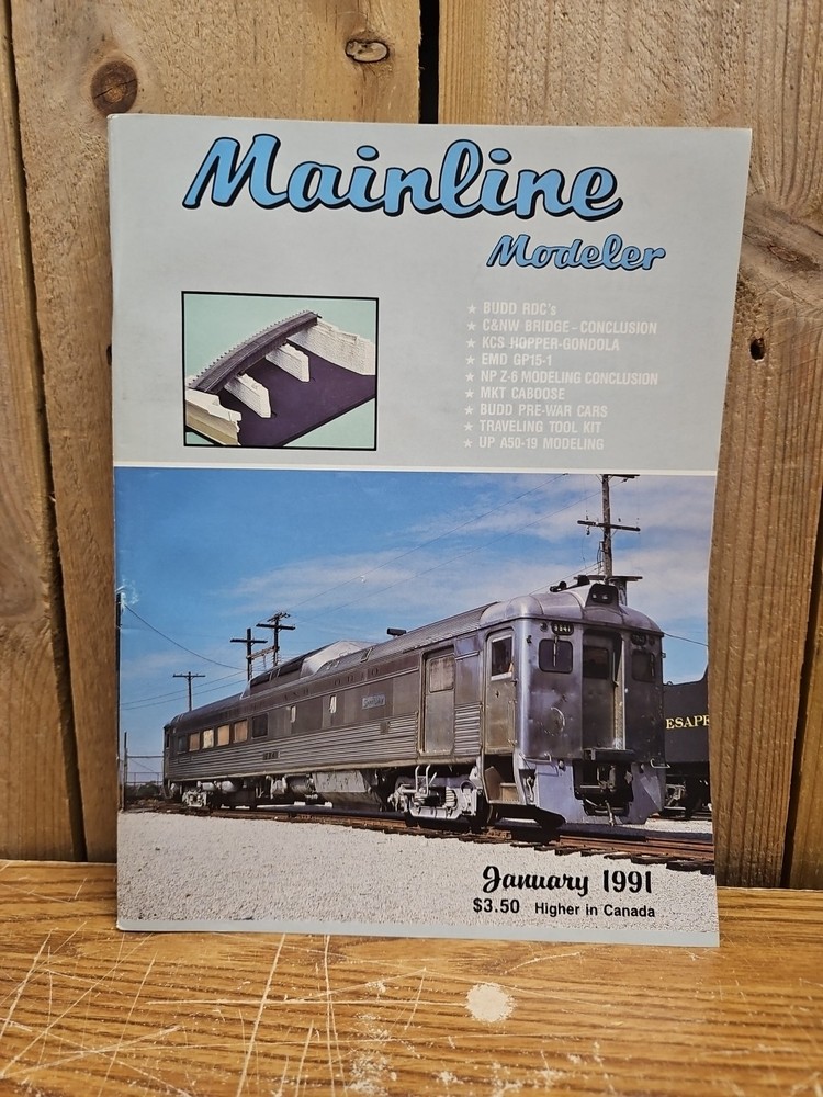 Vintage Mainline Modeler Magazine January 1991