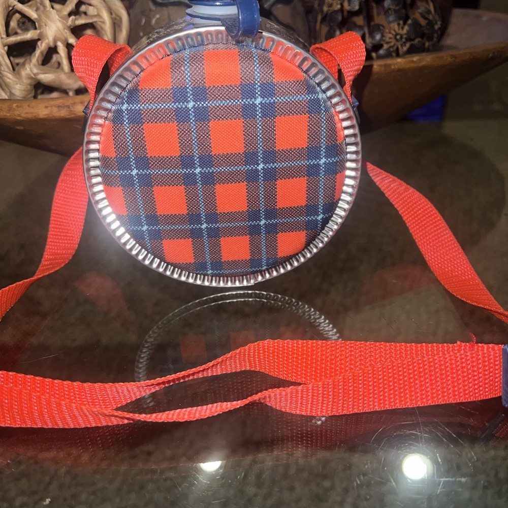 Vintage Buffalo Plaid Canteen Small