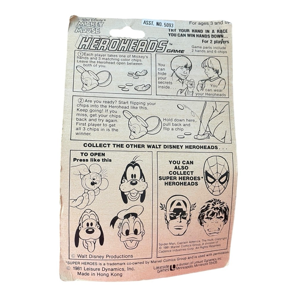 Disney Mickey Mouse Heroheads Game