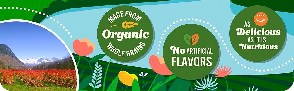 Organic Mixed Berry Cereal, No Added Sr