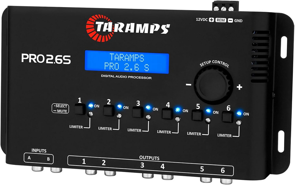 Pro 2.6S Digital Signal Processor Equalizer 3-Band Graphic Equalization 6 Channe