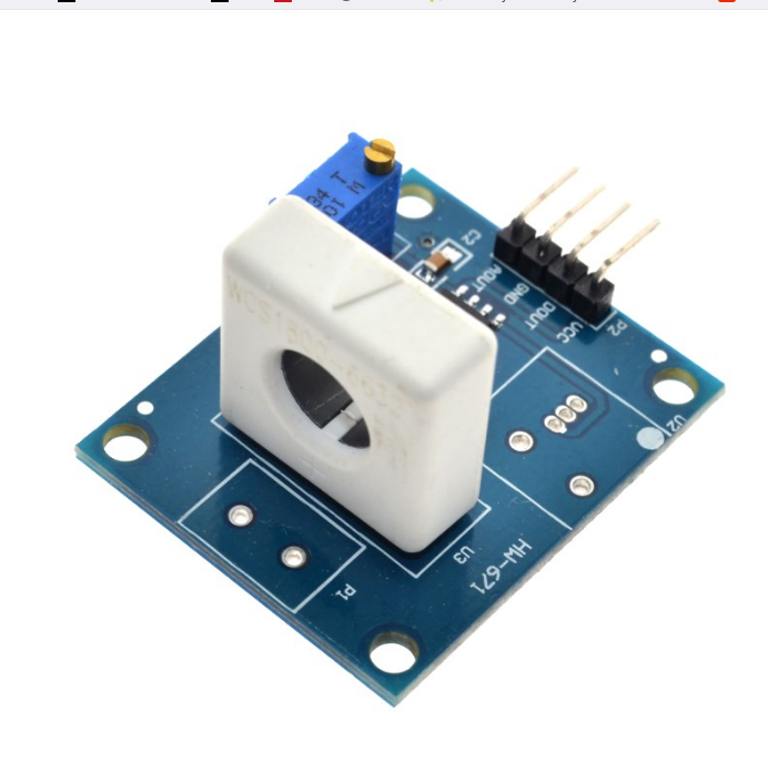 WCS1800 for Hall Current Sensor Detects 35A Short/Overcurrent Protection Module