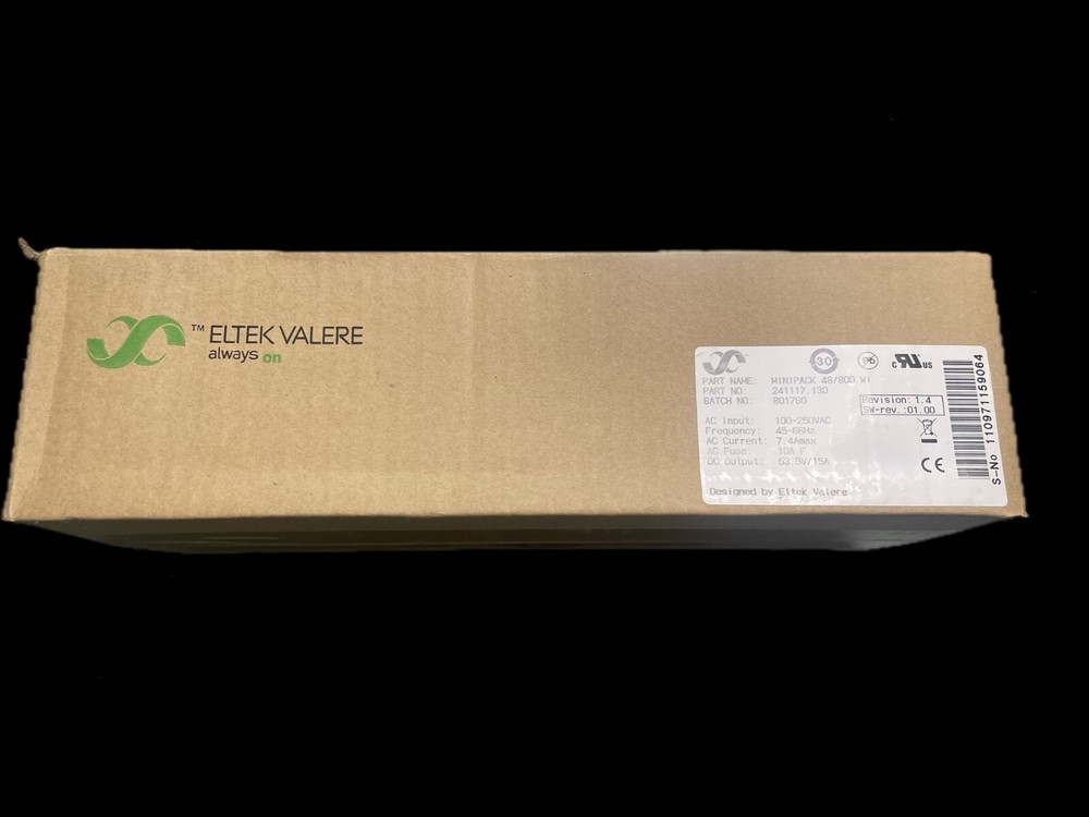 Eltek Minipack 800W Rectifier Module PN 241117.130 New Sealed Box