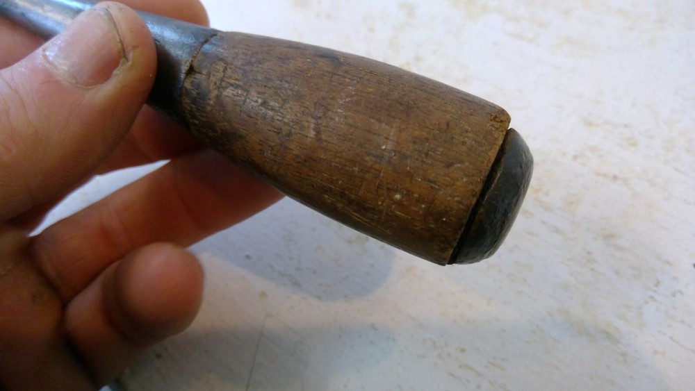 Stubby Stanley Wood Socket Chisel, 3/4 Inch Vintage