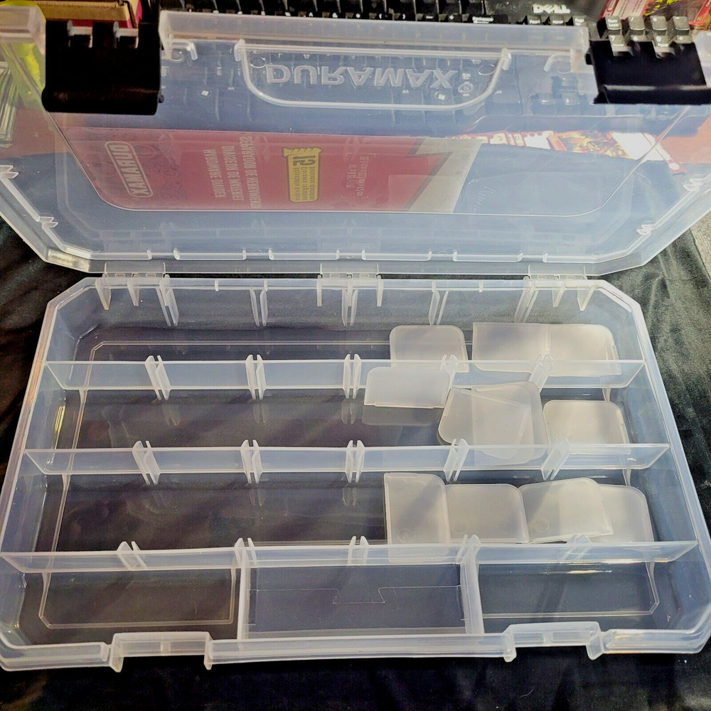 HARDWARE ORAGANIZER TOOL,FISHIN,NUTS & BOLTS EVEN COINS 15 ADJUSTABLE DIVIDERS