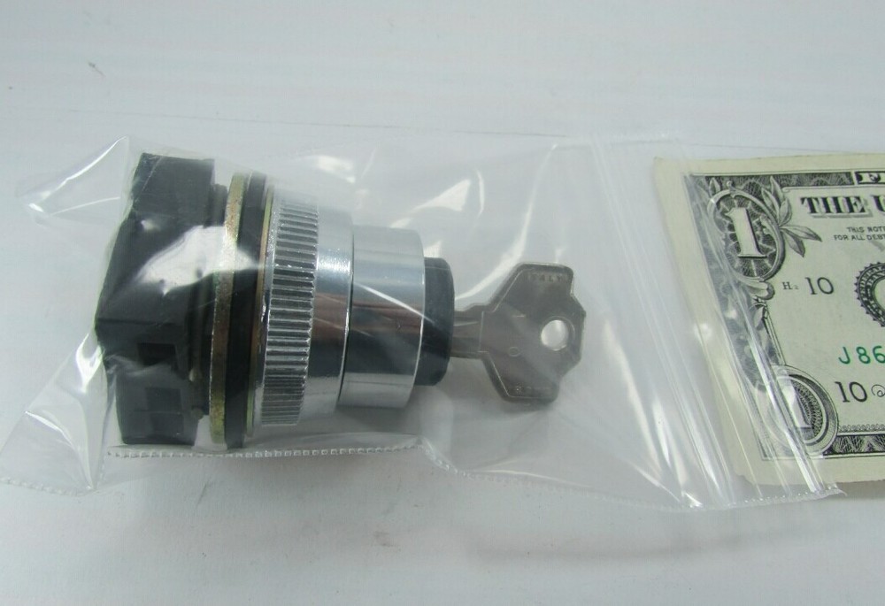 Ersce 30MM Panel Mount Waterproof Key Switch Industrial Control Instrumentation