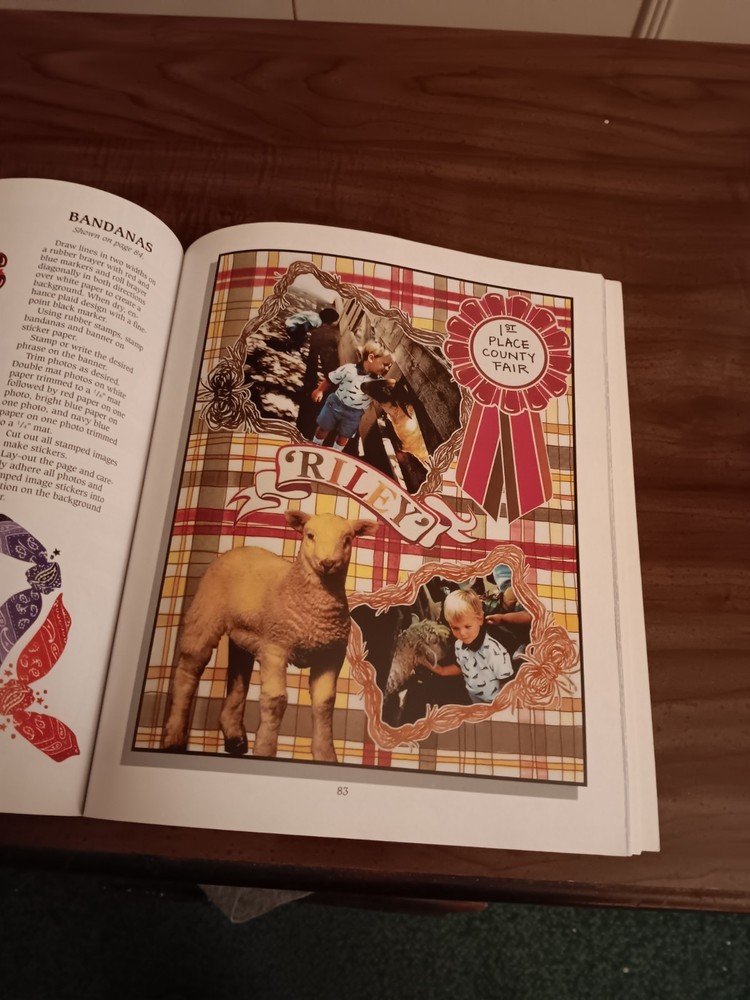 decorative scrapbooking book