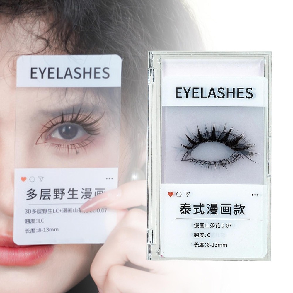 14Pcs Eyelash Effect Cards Application Cards Grafting Effect Display