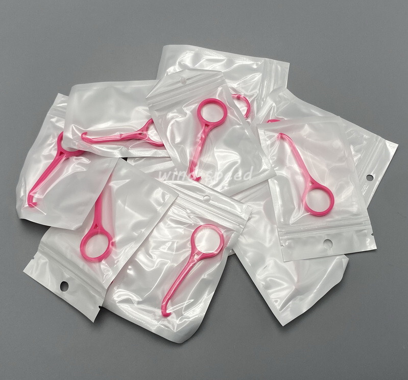 100pcs Dental Orthodontic Aligner Remove Invisible Braces Hook Plastic Tool