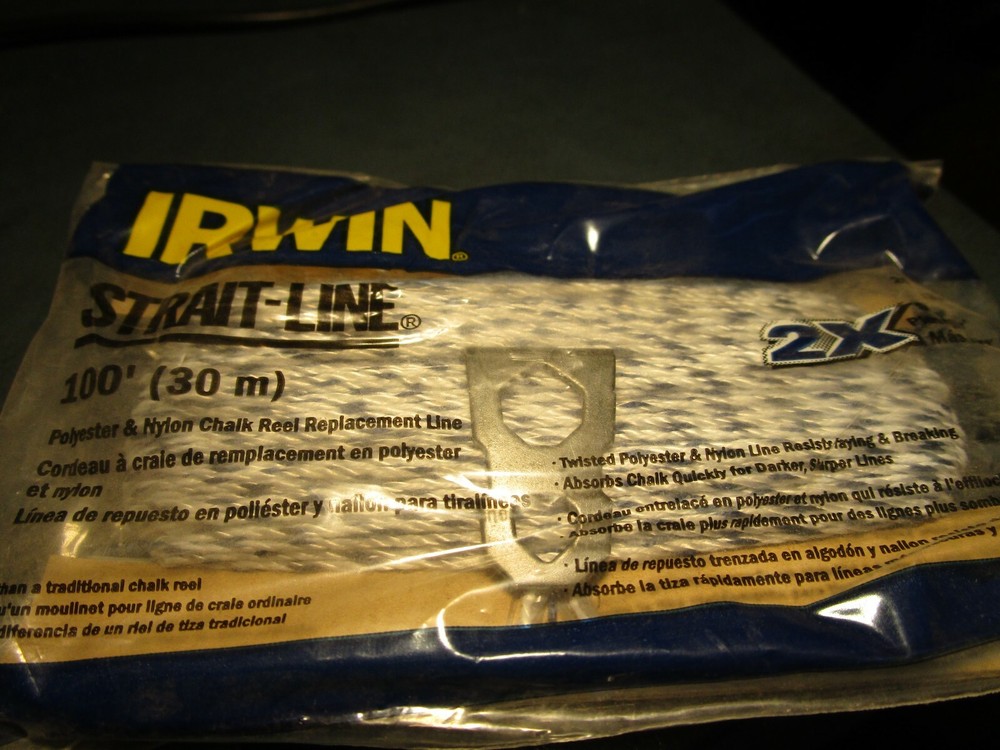 100' White Nylon/Polyester Strait-Line® SL6X Replacement Line