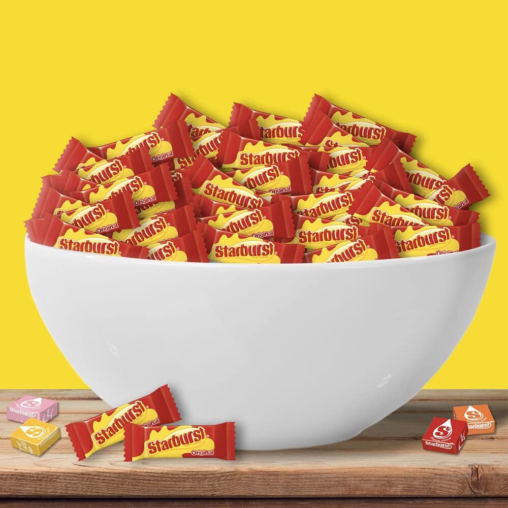 STARBURST Original Fruit Chews Candy, Fun Size, Individually Wrapped (4 Pounds)