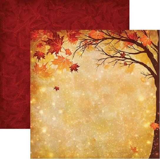 Magical Autumn, DS scrapbook paper - Reminisce HAR021