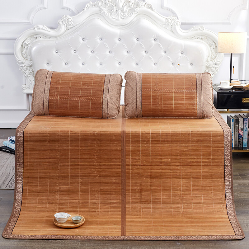 Summer Sleeping Mat For Bed Bamboo Folding Mat Rattan Cool Feeling Multi Size