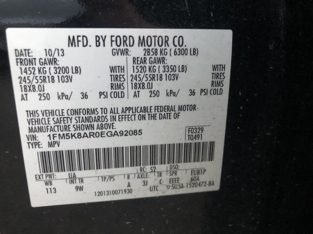 Radio Receiver 2014 FORD EXPLORER AM FM CD MP3 954257