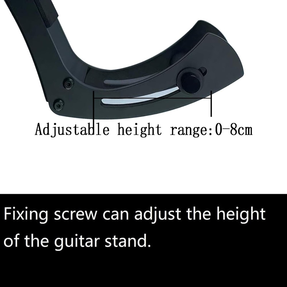 Guitar Support Electric Rest Adjustable Professional Black