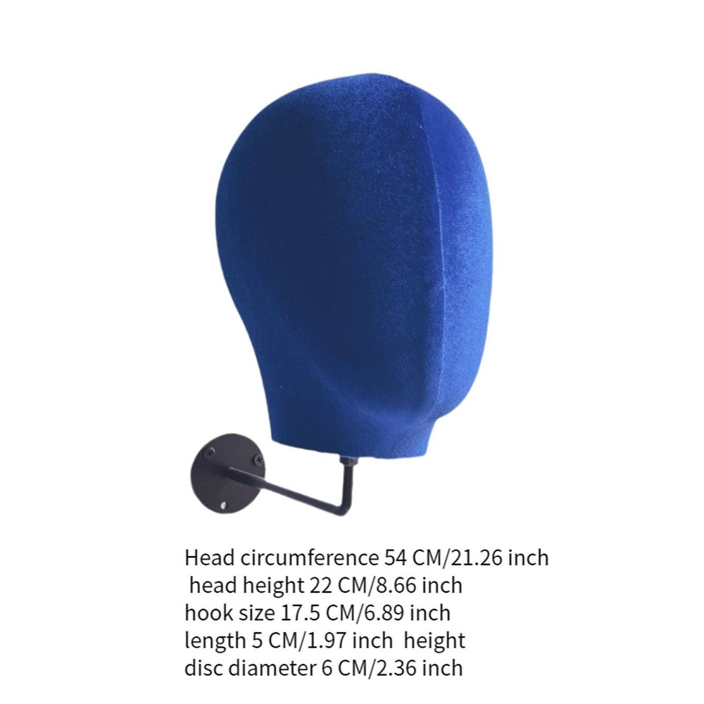 Wall Mount Mannequin Head Wig Stand Manikin Head